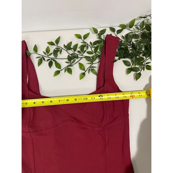 NWOT Free People Intimately Pomegranate Tank Top Small - Picture 11 of 13